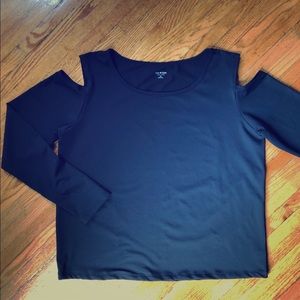 Cee Bee Cold Shoulder Athletic Shirt